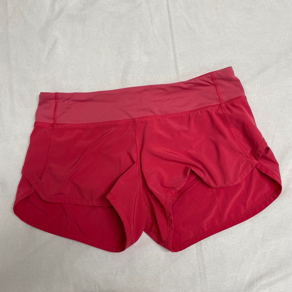 Lululemon Shorts Women's Pink Speed Up Low Rise 2.5"  Lined Athletic Running